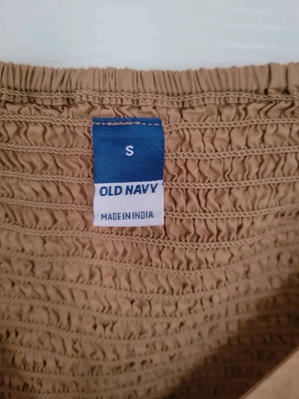 NWT Old Navy Puff-Sleeve Smocked Wrap Blouse